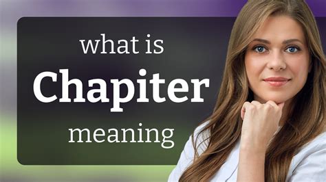 chapiter definition.
